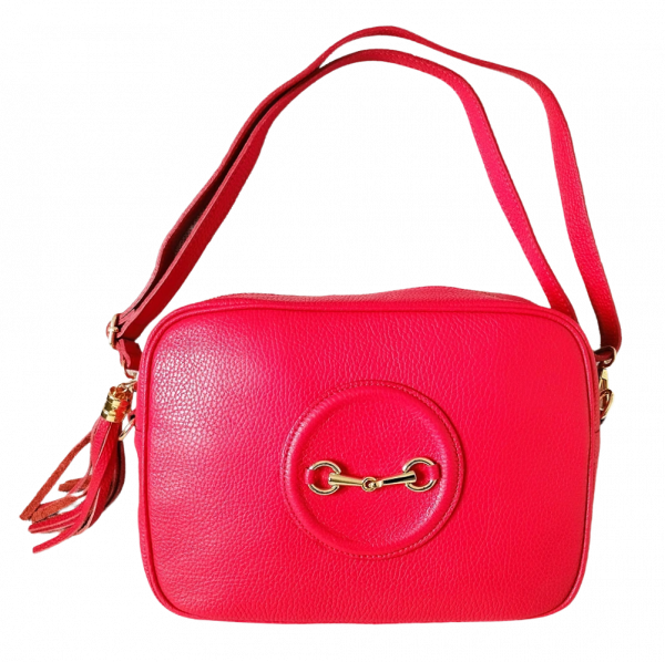 bolso rojo caja